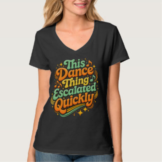 楽しく踊って一気に盛り上がるパーティーユーモア Tシャツ