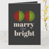 "楽しく輝く：季節の喜びをお祝いしよう カード (黄色い花)