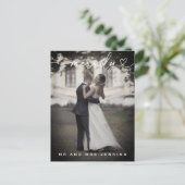 楽しく過ごし結婚てクリスマス ポストカード (スタンド正面)