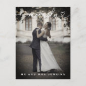 楽しく過ごし結婚てクリスマス ポストカード (正面)