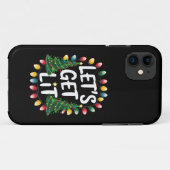 楽しく酔っ払おう 面白いクリスマスのイルミネーション Case-Mate iPhoneケース (裏面(横))