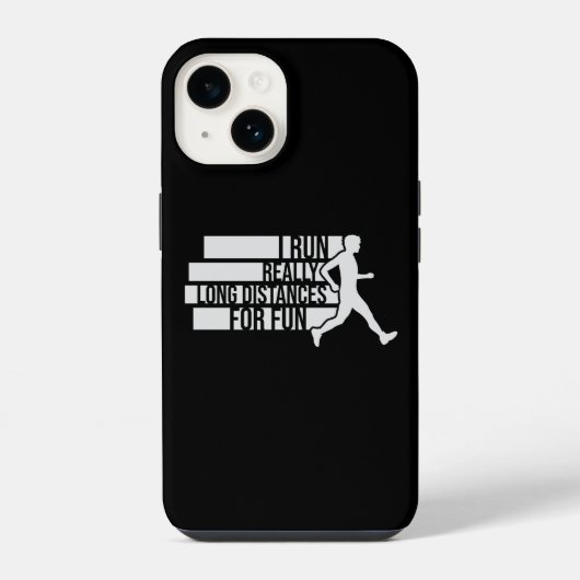 楽しく長距離走るマラソン+スポーツ iPhoneケース (裏面)