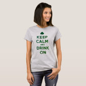 楽しく飲もう セントパトリックTシャツ Tシャツ (正面フル)