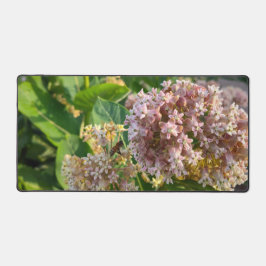 楽しく香りの良い白草 デスクマット