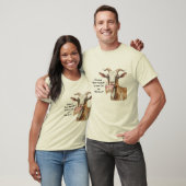 楽しく"丘を越えた"今は"老いたヤギ" Tシャツ (ユニセックス)