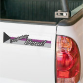 楽しくDemi! バンパーステッカー (トラック上)