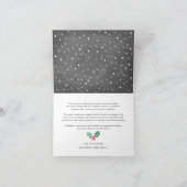 楽しげに続くホリデ結婚ーの写真が折りたたまれる シーズンカード (内部)