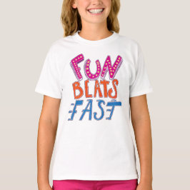 楽しさはスピードに勝る Tシャツ