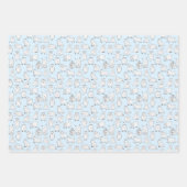 楽しそうなヤギ ラッピングペーパーシート (正面2)