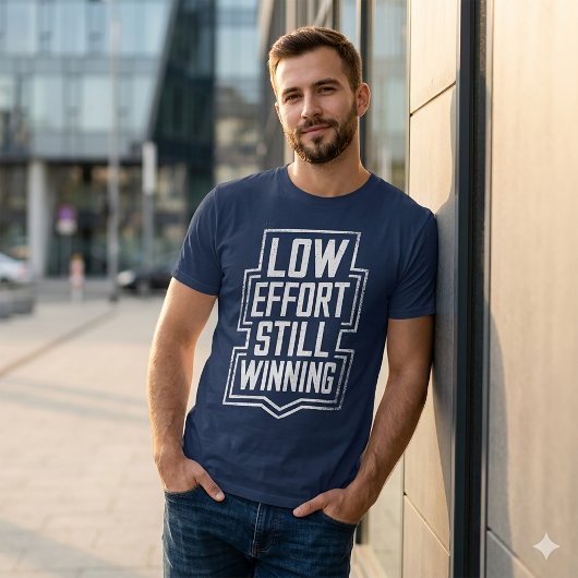 楽して勝ち取る面白Tシャツ Tシャツ