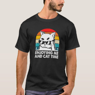 楽しみながら猫と猫の時間猫好きホビーキッテンパ Tシャツ