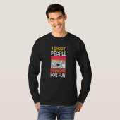 楽しみのための人物撮影 サーカズム フォトグラフィー Tシャツ (正面フル)