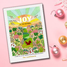 楽しみのキツネ 非伝統的 箔シーズンカード