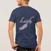楽しみましょう! トライブレンドTシャツ (裏面)
