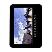 楽しみ：感動的引用文 マグネット (縦)