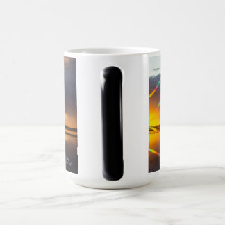 楽しむすべての日没モーフィングコーヒーマグ モーフィングマグカップ