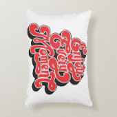 「楽しむすべての瞬間のクッション」 アクセントクッション (正面(垂直))