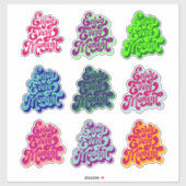 楽しむすべての瞬間数々のパック シール (シート)