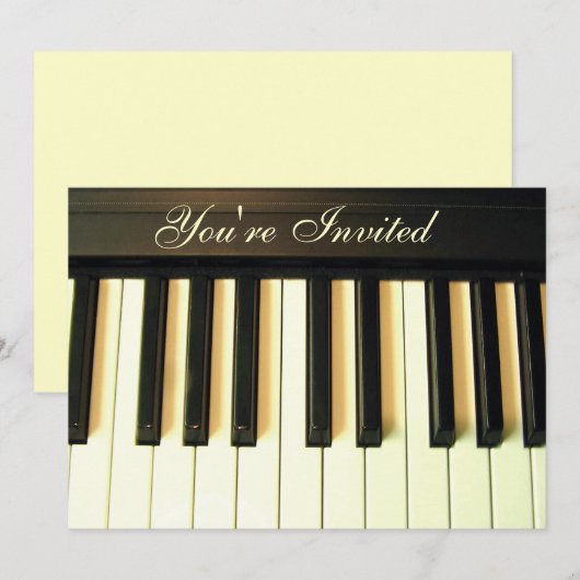 楽しむための鍵 招待状 (正面/裏面)