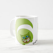 楽しむなマグのチェシャー猫 コーヒーマグカップ (正面左)