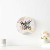 楽しむな草原の微風IV |今日 ラウンド壁時計 (ホーム)