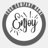 楽しむカスタム業 ラウンドシール (正面)