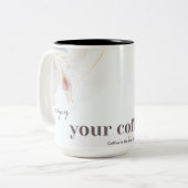 楽しむコーヒー ツートーンマグカップ (正面左)