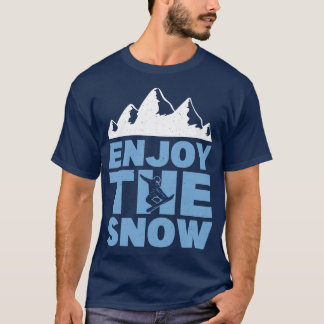 楽しむスノーボーダー Tシャツ
