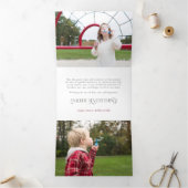 楽しむモダン魔法書数々の写真 三つ折りカード (内部)