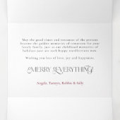 楽しむモダン魔法書数々の写真 三つ折りカード (内部中)