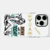 楽しむユーモアのあるビーチの明よくはしゃぐるい Case-Mate iPhoneケース (裏面 (横))