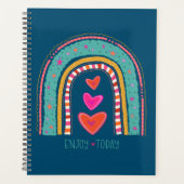 楽しむ今日のおもしろいインスピリチュアレインボーインスパイアズ プランナー手帳 (正面)