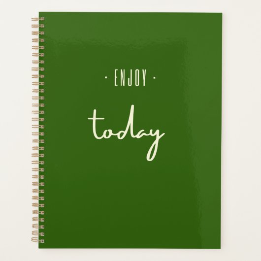 楽しむ今日。カレンダーとプランナー プランナー手帳 (正面)