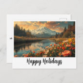 楽しむ休暇 シーズンポストカード (正面/裏面)