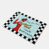 「楽しむ冬の輝き!」 DIVA形式 ドアマット (アングル)