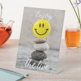 楽しむ命だ！ 台座サイン