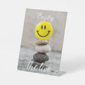 楽しむ命だ！ 台座サイン (正面)