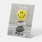 楽しむ命だ！ 台座サイン (正面)