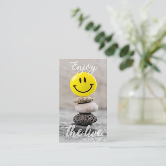 楽しむ命だ！ 名刺 (スタンド正面)