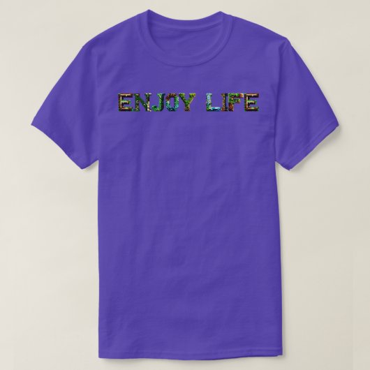 楽しむ命 Tシャツ (デザイン正面)