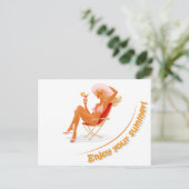 楽しむ夏 ポストカード (スタンド正面)