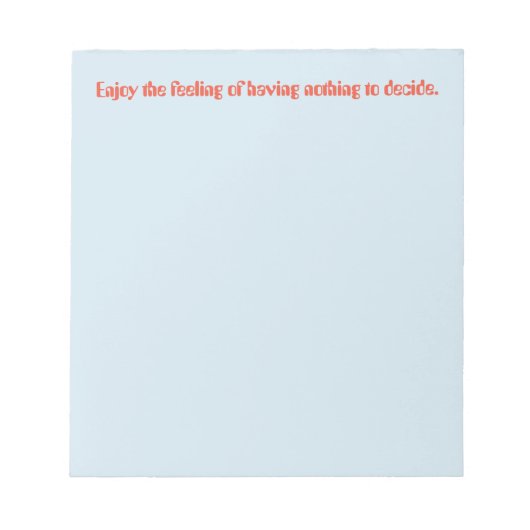 楽しむ引用文 ノートパッド (正面)