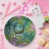 楽しむ旅紙プレート ペーパープレート (パーティー)