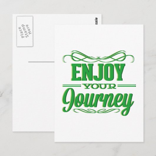 楽しむ旅 ポストカード (正面/裏面)