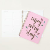 楽しむ毎日の羽のモチベーション文字 プランナー手帳 (ディスプレー)