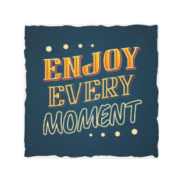 楽しむ毎時やる気を起こさせる引用文デザイン メタルプリント