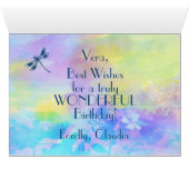 楽しむ誕生日踊りドッグカード (内部横(下))