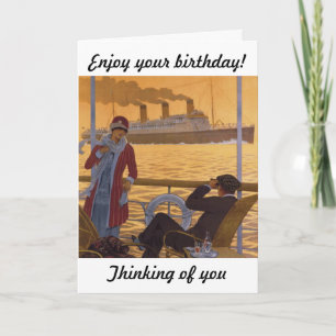楽しむ誕生日 カード