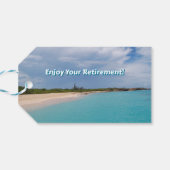 楽しむ退職 ギフトタグ (裏面横)