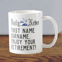 楽しむ退職 –  コーヒーマグカップ